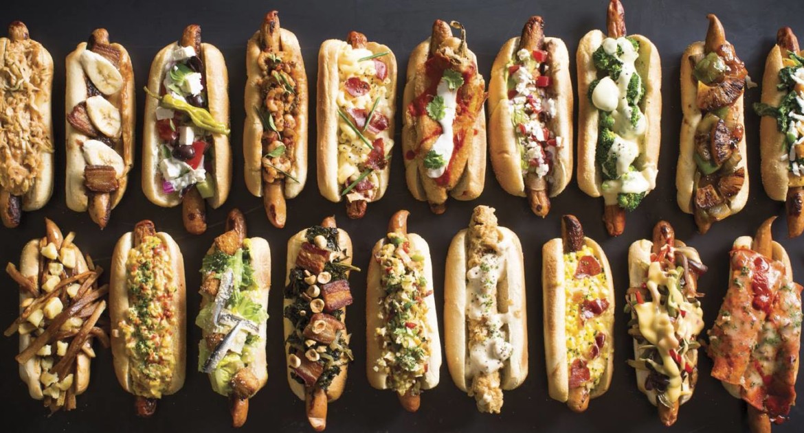 Variety of Hot Dogs