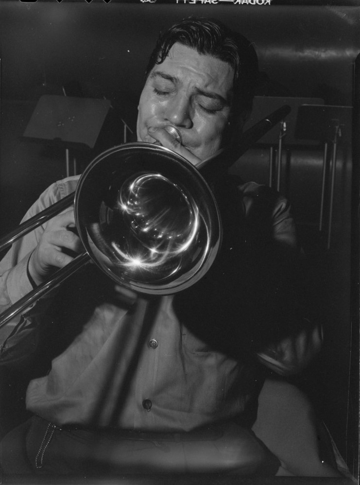 Picture of trombonist Jack Teagarden